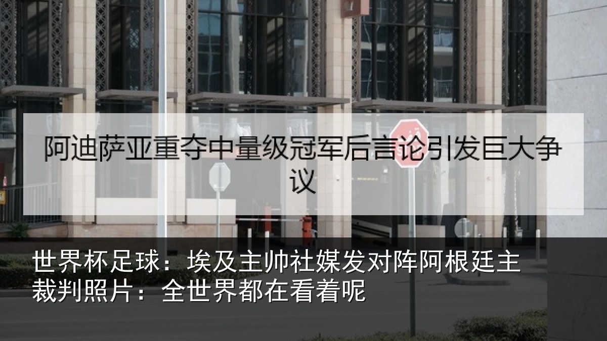 世界杯足球:埃及主帅社媒发对阵阿根廷主裁判照片:全世界都在看着呢